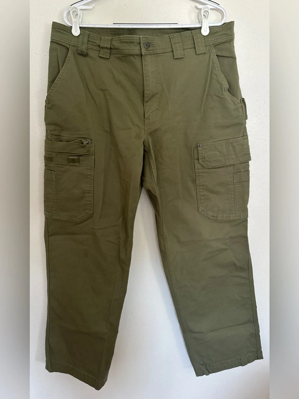 Duluth Trading Co Men’s Relaxed Fit Cargo Pants Green 38x32 Like New NWOT